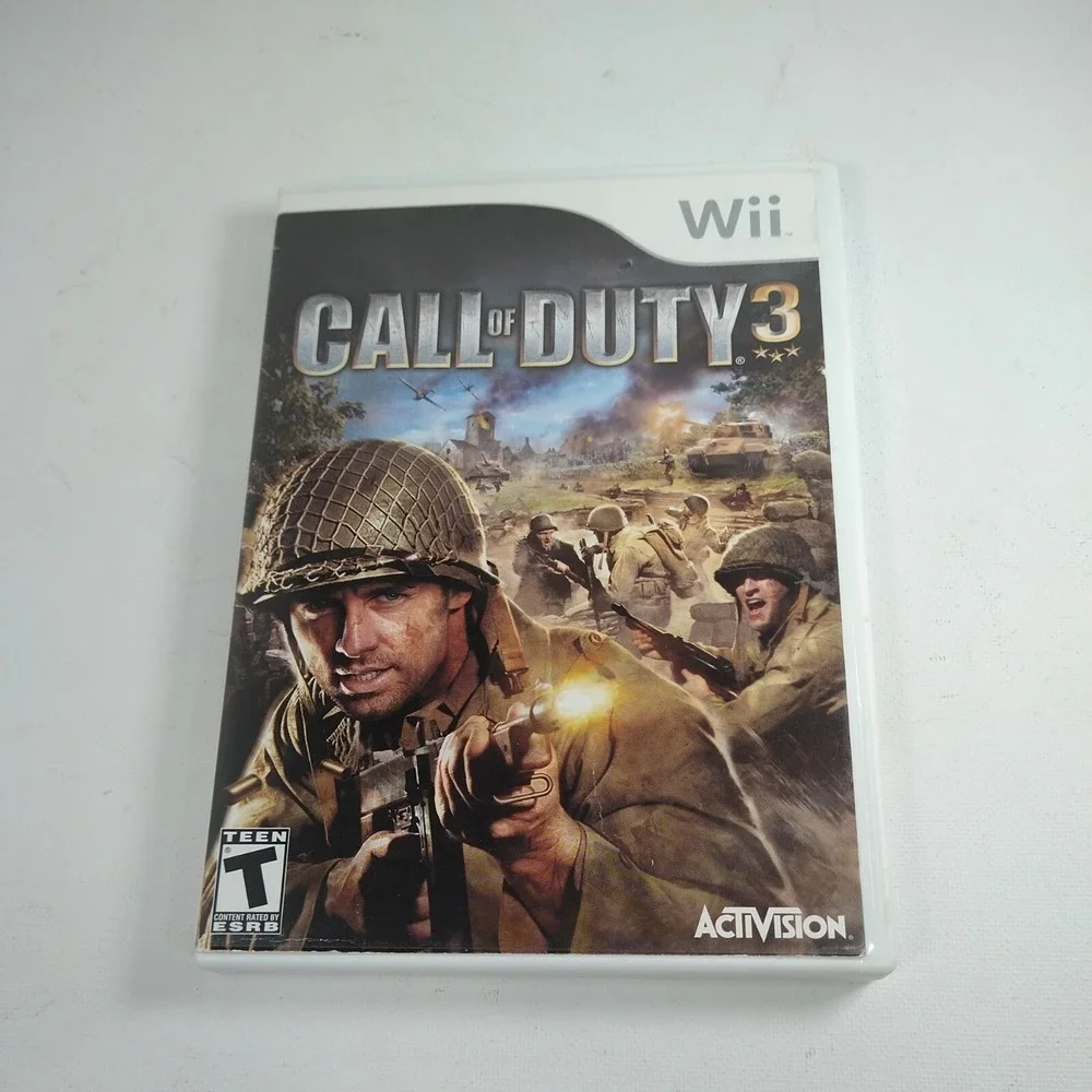Call of Duty 3 Nintendo Wii 2006 Complete TESTED, WORKS,SUPER CLEAN!!**FAST SHIP